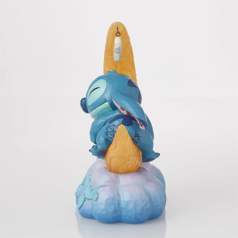 Disney : Lilo & Stitch - Traditions - Figurine Stitch & Scrump on the Moon "Sweet Dreams"