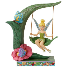 Disney : Peter Pan - Traditions - Figurine Clochette balançoire "Suspended in Springtime Magic"