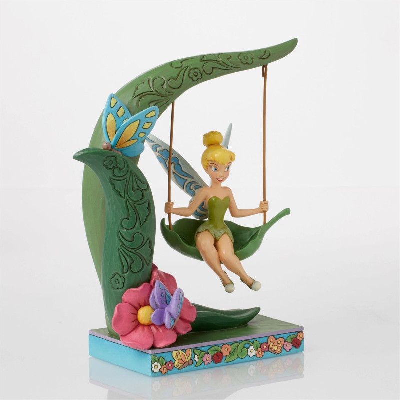 Disney : Peter Pan - Traditions - Figurine Clochette balançoire "Suspended in Springtime Magic"