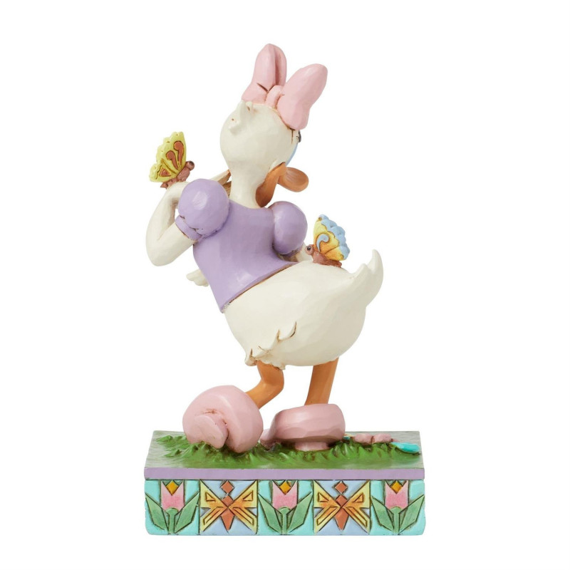 Disney : Mickey & Friends - Traditions - Figurine Daisy Duck Spring "Blooms and Butterflies"