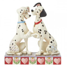 Disney : Les 101 Dalmatiens - Traditions - Figurine Pongo & Perdita "101 Ways to Love You"