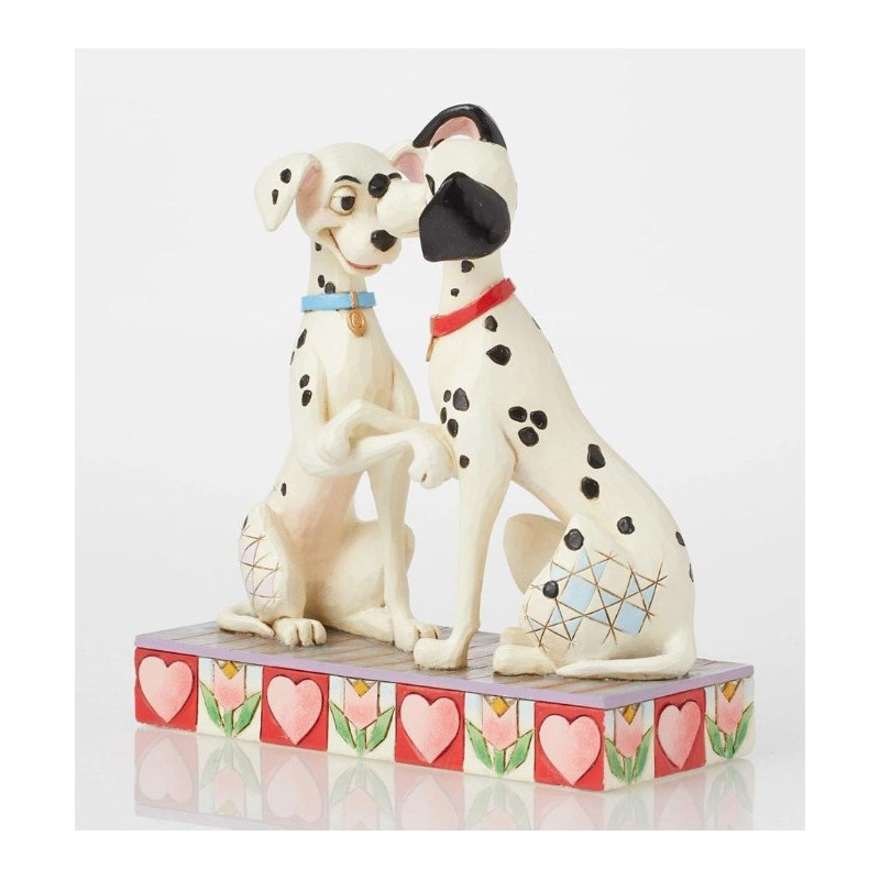 Disney : Les 101 Dalmatiens - Traditions - Figurine Pongo & Perdita "101 Ways to Love You"