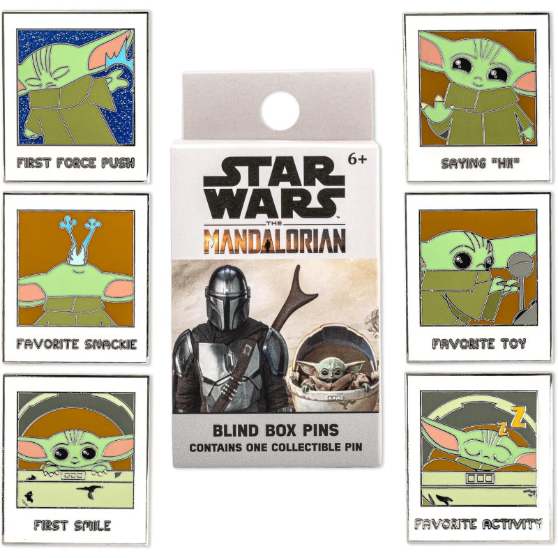 Star Wars : The Mandalorian - Pins Grogu 1 EXEMPLAIRE ALÉATOIRE