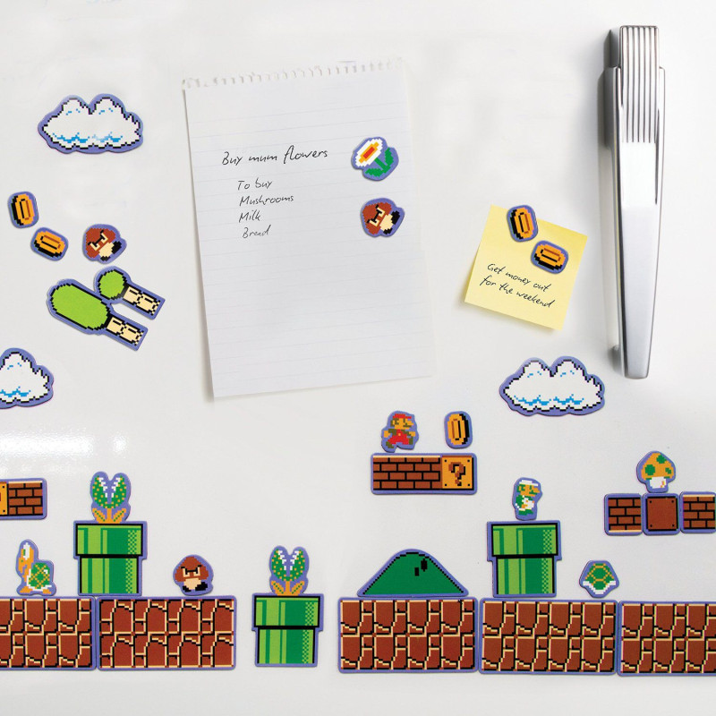 Super Mario - Set de 80 petits aimants