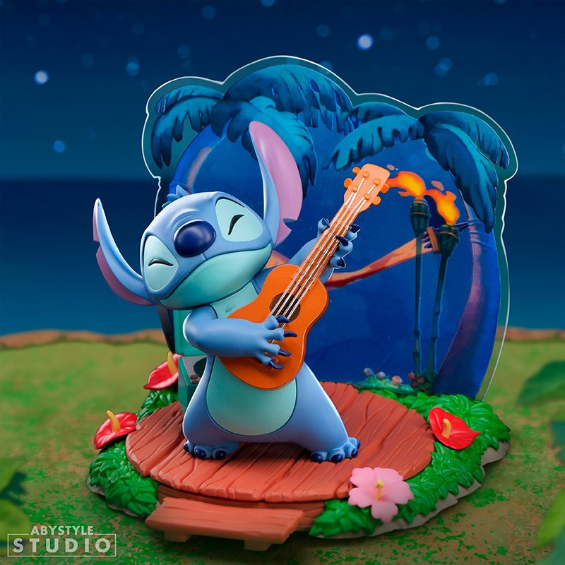 Disney : Lilo & Stitch - Figurine SG Stitch Guitare 10 cm