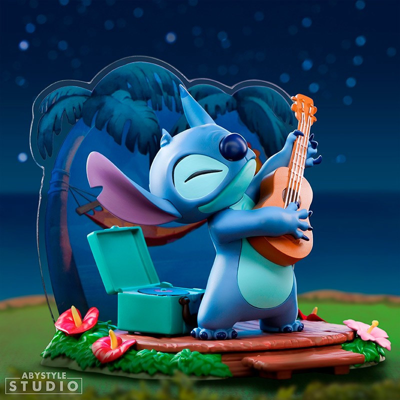 Disney : Lilo & Stitch - Figurine SG Stitch Guitare 10 cm