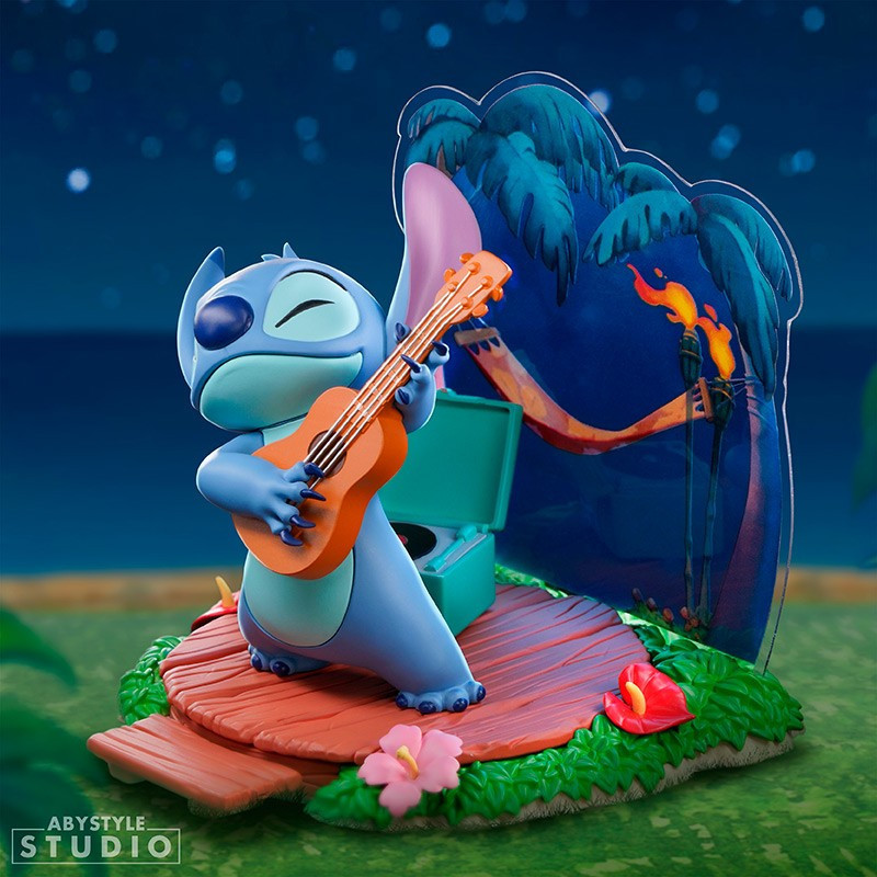 Disney : Lilo & Stitch - Figurine SG Stitch Guitare 10 cm