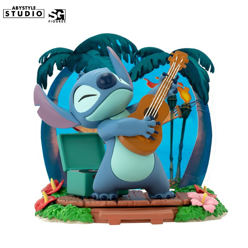 Disney : Lilo & Stitch - Figurine SG Stitch Guitare 10 cm