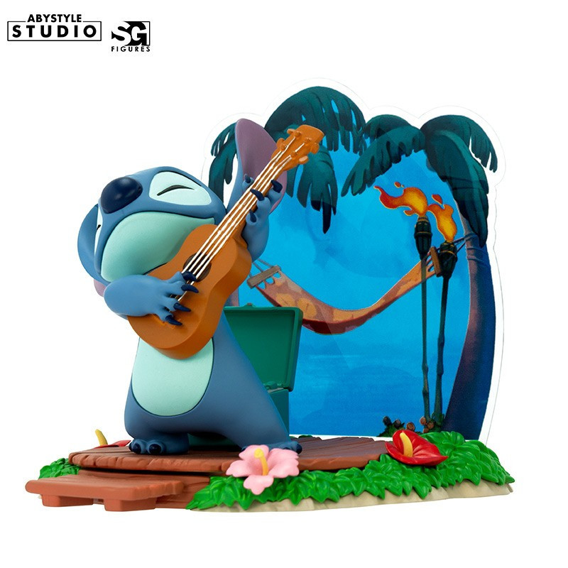 Disney : Lilo & Stitch - Figurine SG Stitch Guitare 10 cm