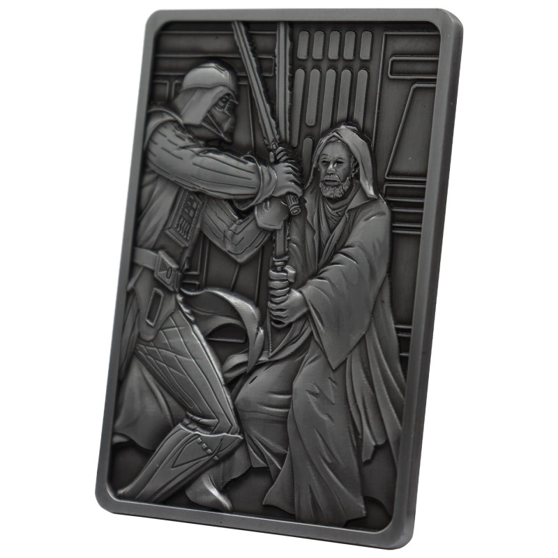 Star Wars - Lingot plaque 9995 exemplaires We Meet Again (Obi-Wan vs Darth Vader)