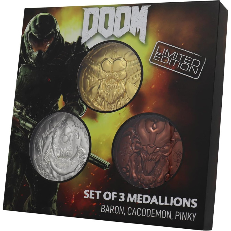 Doom - Coffret 3 médaillons 2016 exemplaires