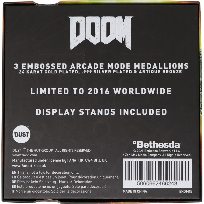 Doom - Coffret 3 médaillons 2016 exemplaires