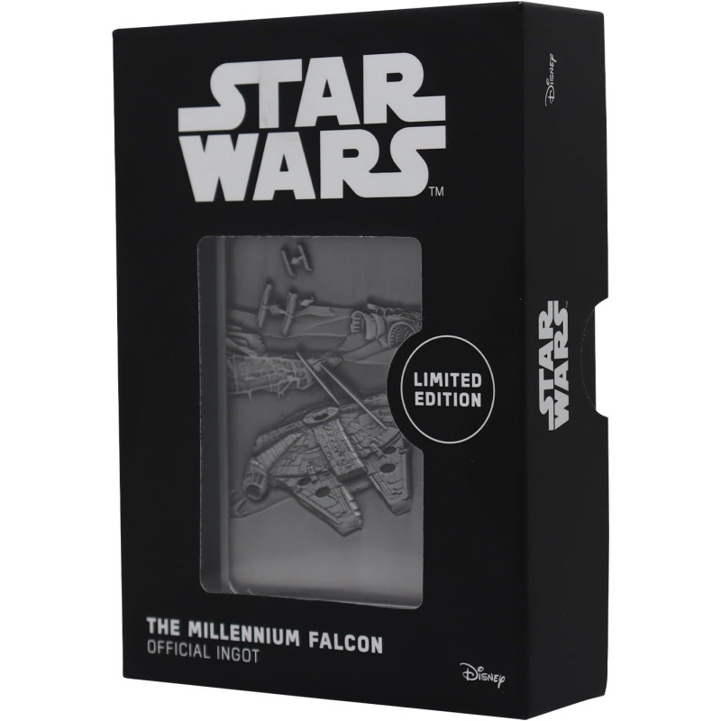 Star Wars - Lingot plaque 9995 exemplaires Millenium Falcon