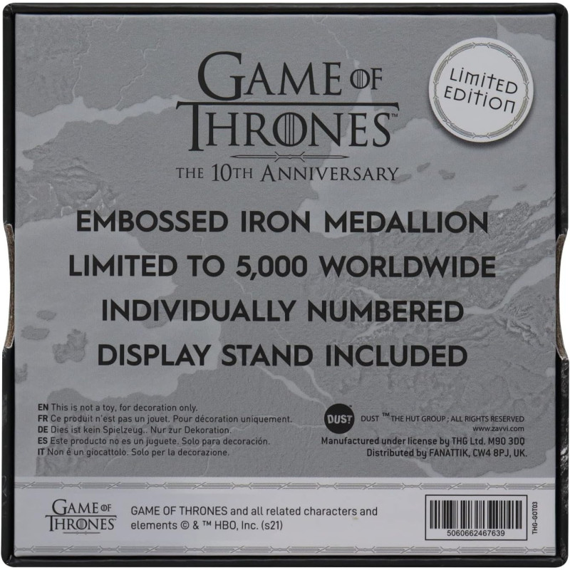 Game of Thrones - Médaillon 5000 exemplaires