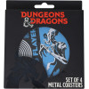 Dungeons & Dragons - Pack 4 sous-verres en métal