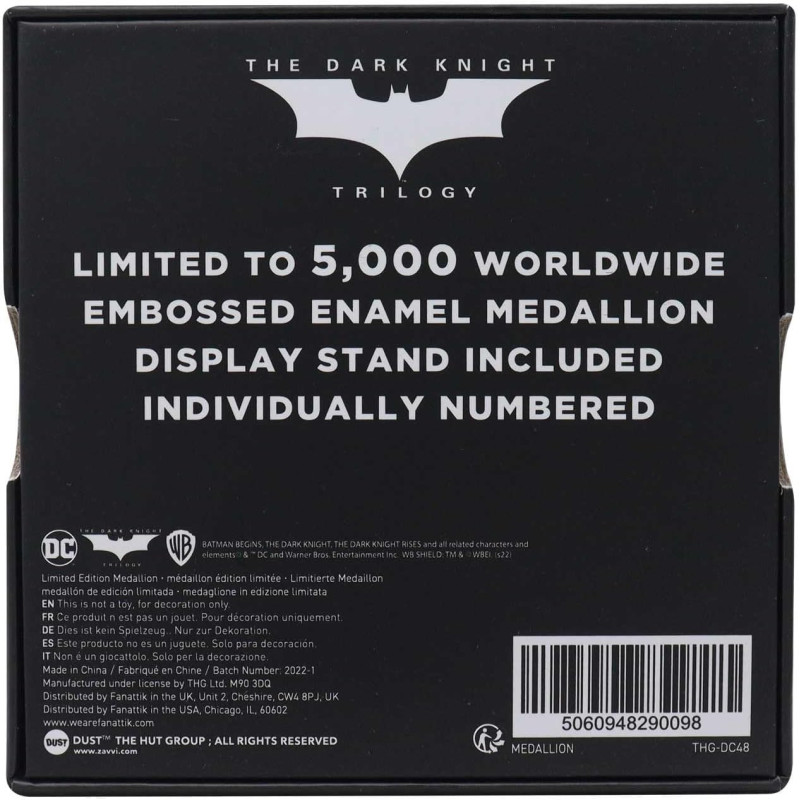 DC Comics : The Dark Knight - Médaillon Gotham City Police 5000 exemplaires