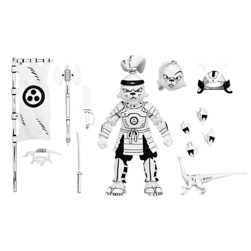 JANVIER 2025 : Usagi Yojimbo - Figurine Samurai Usagi Yojimbo Black & White Figure 18 cm