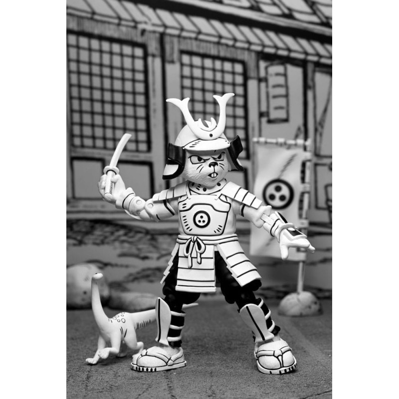 DÉCEMBRE 2024 : Usagi Yojimbo - Figurine Samurai Usagi Yojimbo Black & White Figure 18 cm