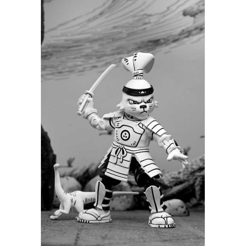 DÉCEMBRE 2024 : Usagi Yojimbo - Figurine Samurai Usagi Yojimbo Black & White Figure 18 cm