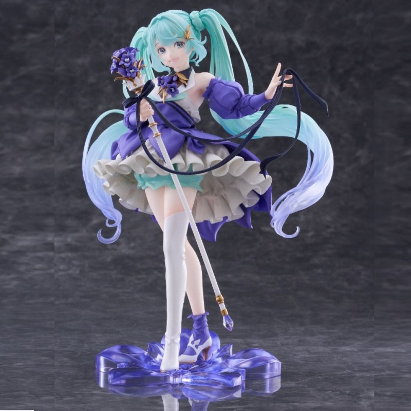 Hatsune Miku - Figurine AMP+ Version Birthday 2024 Flower