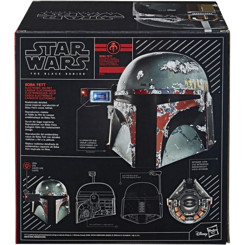 Star Wars - Black Series - Réplique Casque électronique Boba Fett