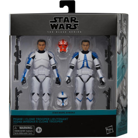 Star Wars : Ahsoka - Black Series - Figurines Phase I Clone Lieutenant & 332nd Ahsoka's Clone Trooper
