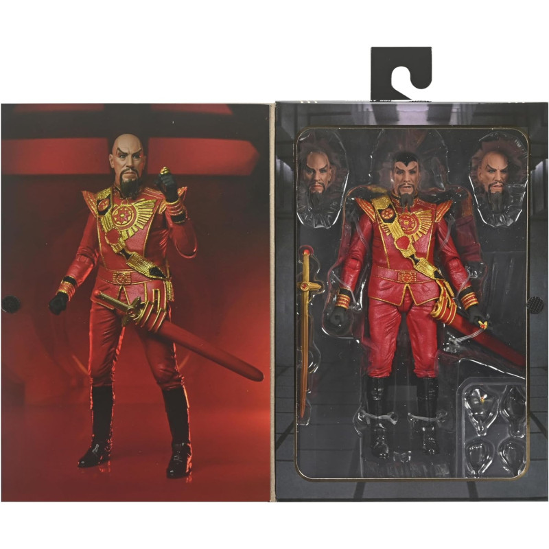 Flash Gordon (1980) - Figurine Ultimate Ming (Red Military Outfit) 18 cm