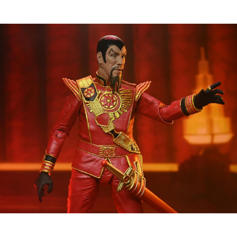 Flash Gordon (1980) - Figurine Ultimate Ming (Red Military Outfit) 18 cm