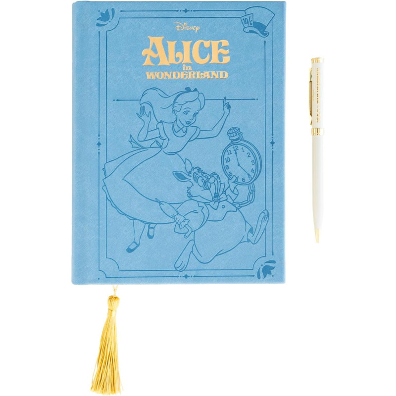 Disney :  Alice au Pays des Merveilles - Carnet A5 avec stylo et coffret