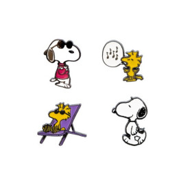 Peanuts - Set de 4 pins Snoopy
