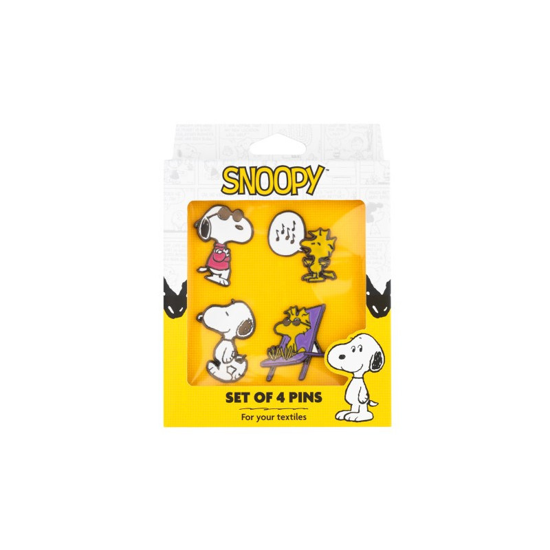 OCTOBRE/NOVEMBRE 2024 : Peanuts - Set de 4 pins Snoopy