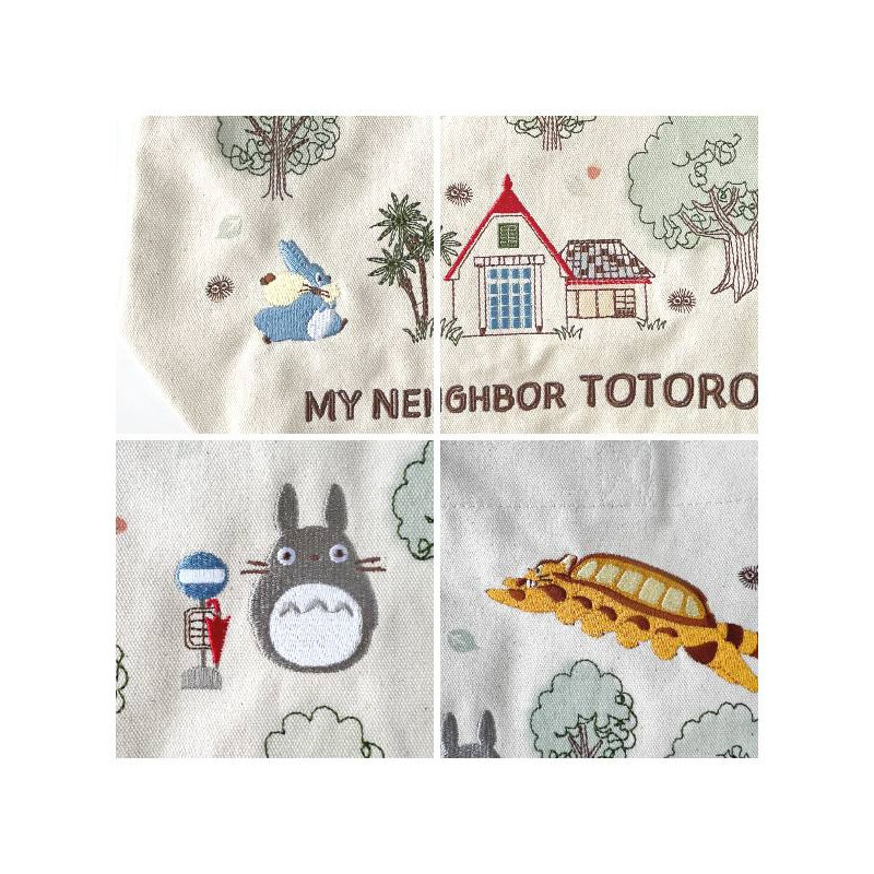 Mon Voisin Totoro - Sac à main shopping Patch Forêt