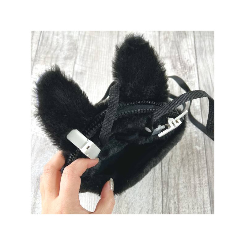 Kiki la Petite Sorcière - Trousse petit sac peluche Frimousse de Jiji