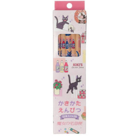 Kiki la Petite Sorcière - Set de 12 Crayons 2B Jiji & Kiki Shopping