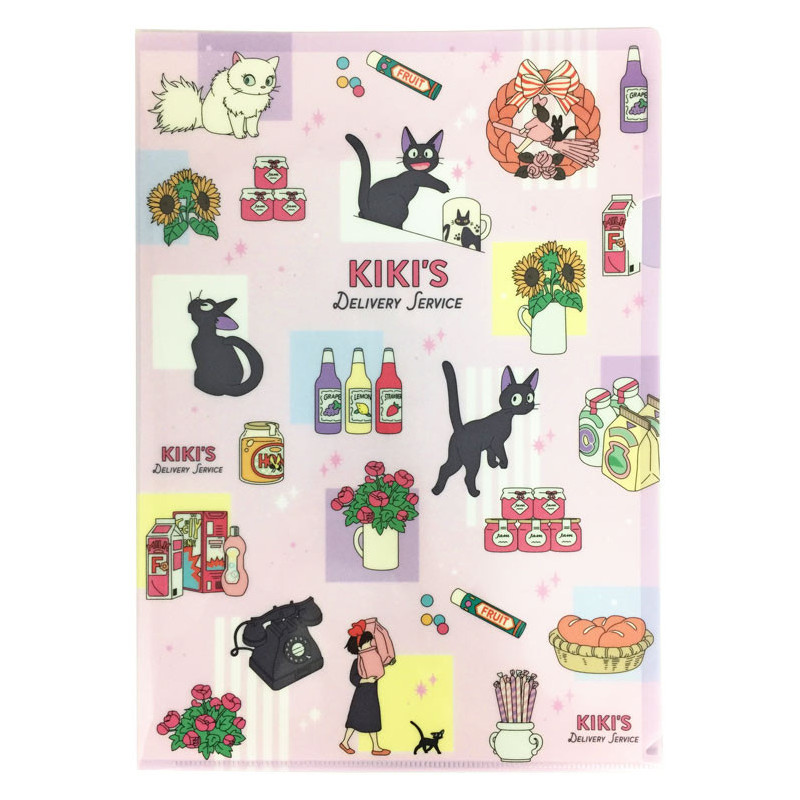 Kiki la Petite Sorcière - Chemise dossier A4 Jiji & Kiki Shopping