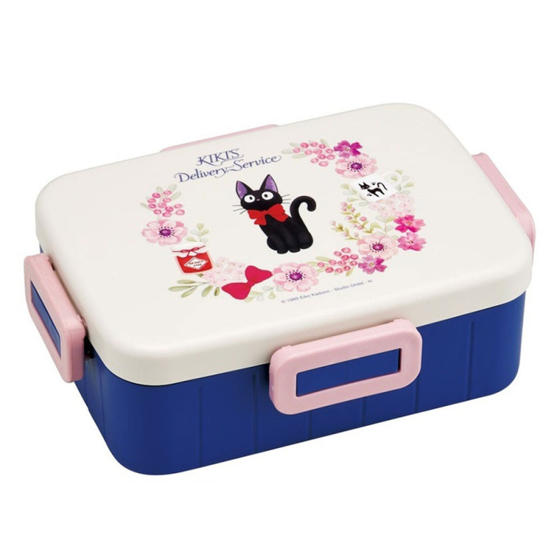 Kiki la Petite Sorcière - Boîte Bento 4 fermetures 650 ml Kiki Guirlande de Fleurs