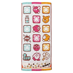 Kirby - Serviette Kirby Pixels 34 x 80 cm