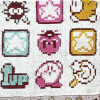 Kirby - Serviette Kirby Pixels 34 x 80 cm