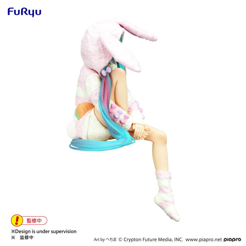 FÉVRIER 2025 : Hatsune Miku - Figurine PVC Noodle Stopper Rabbit Ear Hood Pajama 14 cm