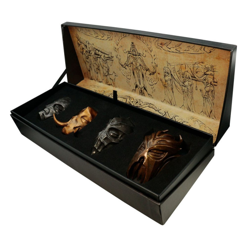 OCTOBRE 2024 : The Elder Scrolls V: Skyrim - Réplique Dragon Priest Masks Set