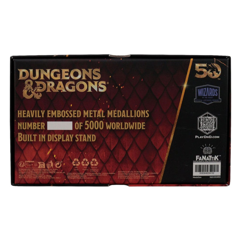 OCTOBRE 2024 : Dungeons & Dragons - 2 médaillons 50th Anniversary Beholder Twin Edition