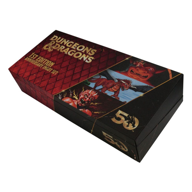 OCTOBRE 2024 : Dungeons & Dragons - Lingots 50th Anniversary 1st Edition Book Cover