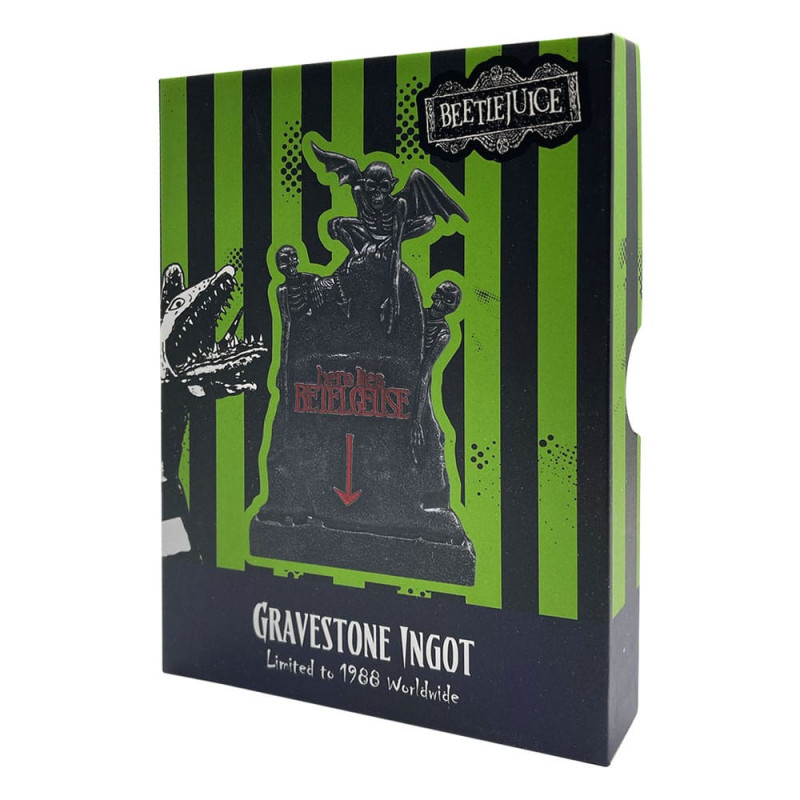 DÉCEMBRE 2024 : Beetlejuice - Lingot Tombstone 1988 exemplaires