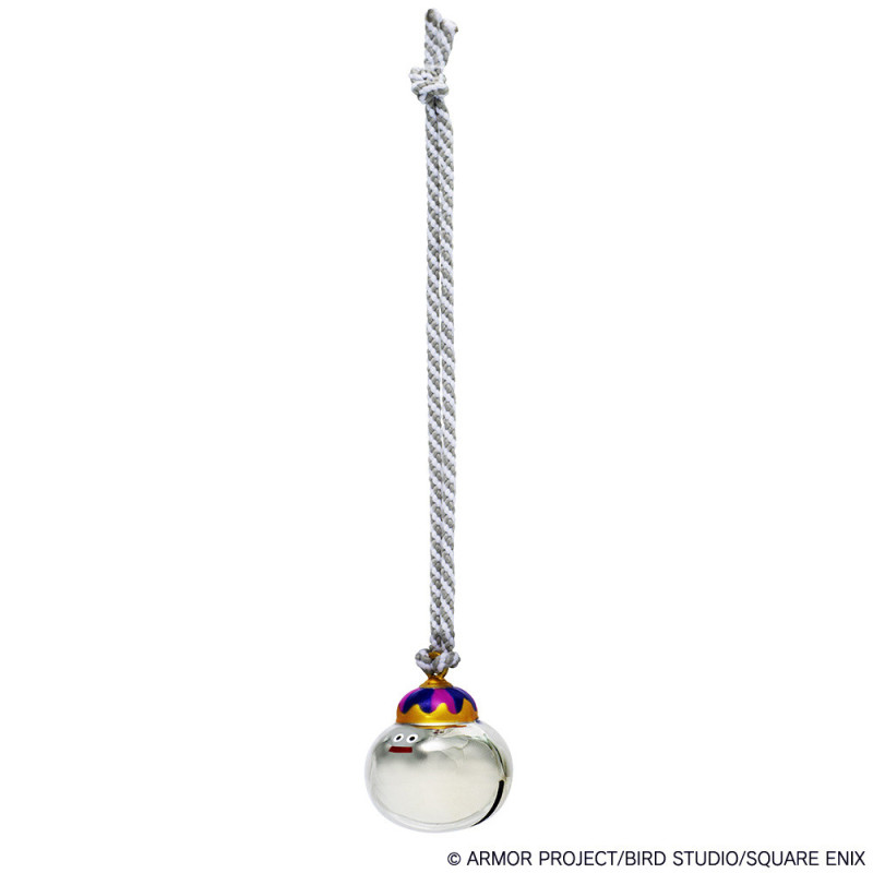 Dragon Quest - Porte-clé clochette Metal King Slime