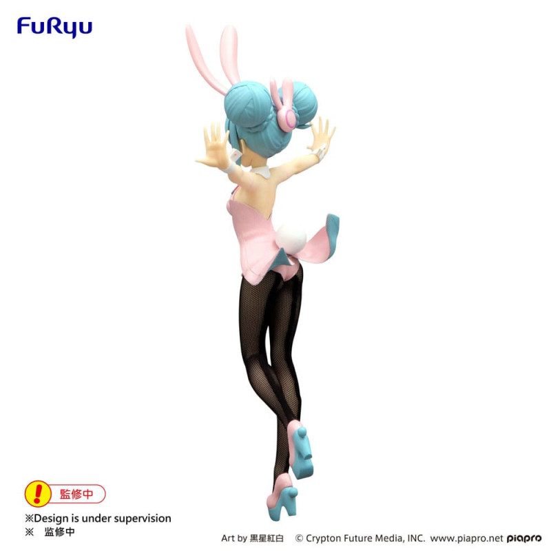 AVRIL 2025 : Hatsune Miku - Figurine BiCute Bunnies Wink Pearl Pink Color Ver. 30 cm