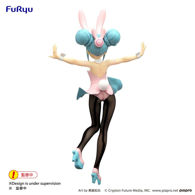 AVRIL 2025 : Hatsune Miku - Figurine BiCute Bunnies Wink Pearl Pink Color Ver. 30 cm