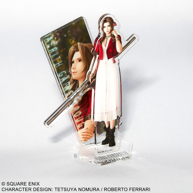 Final Fantasy VII Rebirth - Figurine plate acrylique stand Aerith Gainsborough