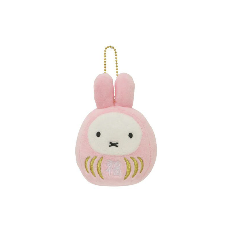 Miffy - Porte-clé peluche Miffy Fuku Daruma Cherry-blossom