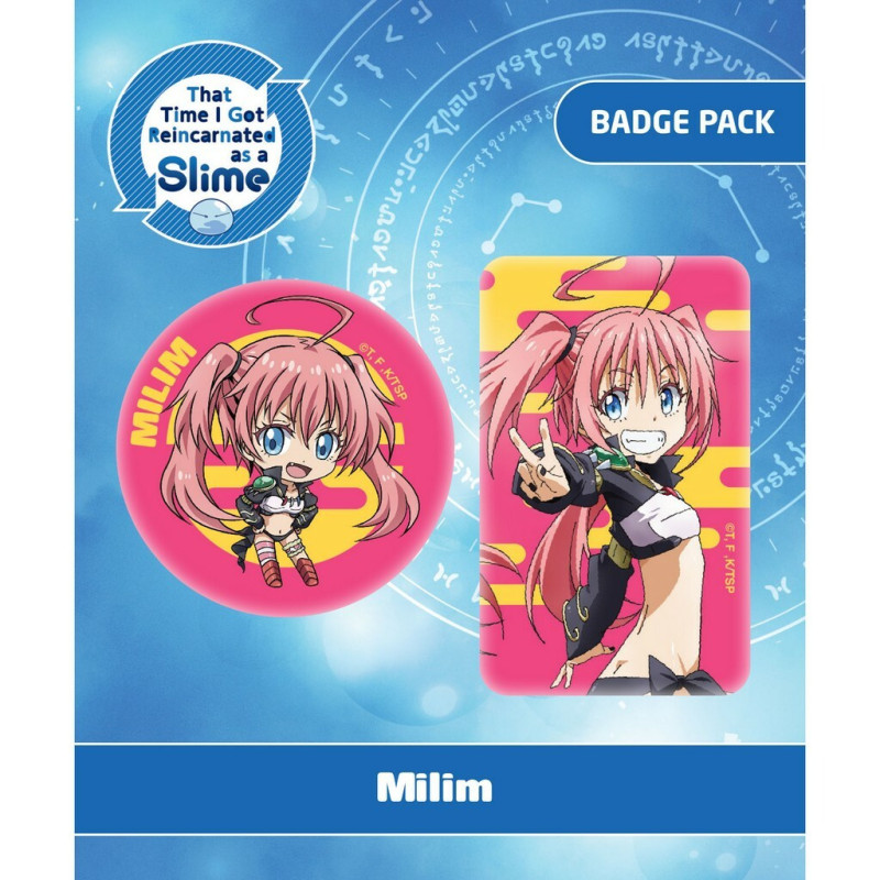 Moi, quand je me réincarne en Slime - Set 2 badges Milim