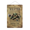 Dragon Quest - Plaque métallique relief Robbin' Ood Wanted